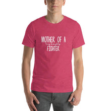 Load image into Gallery viewer, Mother of a tiny & mighty fighter Unisex T-Shirt