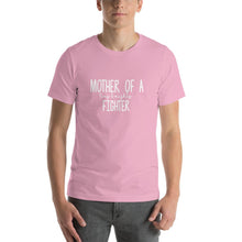 Load image into Gallery viewer, Mother of a tiny & mighty fighter Unisex T-Shirt