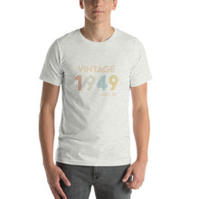 Load image into Gallery viewer, Vintage 1949, April 24th Unisex T-Shirt