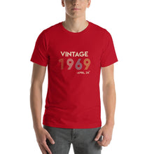 Load image into Gallery viewer, Vintage 1969, April 24th Unisex T-Shirt