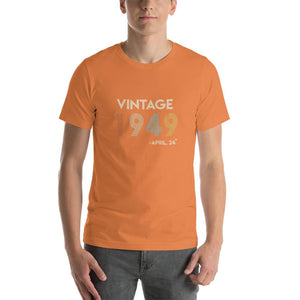 Vintage 1949, April 24th Unisex T-Shirt